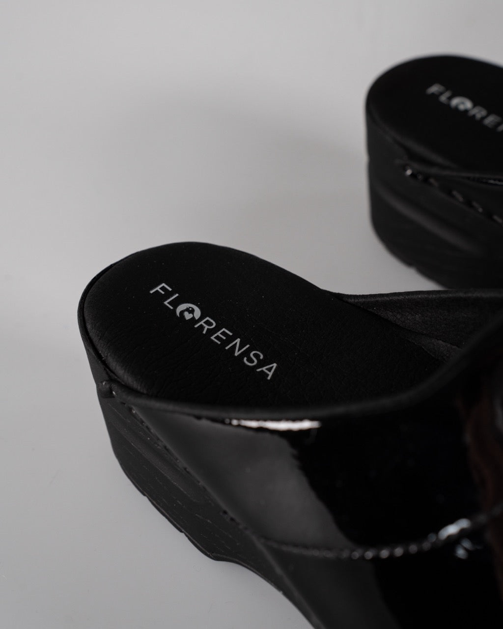 Florensa Klompen Flex - Black Patent