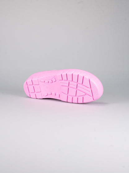 Antislipzool met laddergrip van de Rocker Gardy Foam Pink tuinklomp