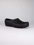 Rocker Gardy Foam Black, zwarte tuinklomp, schuin aanzicht