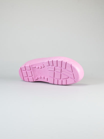 Antislipzool met laddergrip van de Rocker Gardy Foam Pink tuinklomp