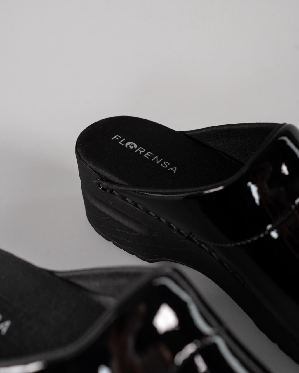 Florensa Klompen Flex - Black Patent