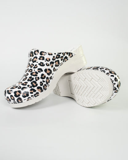 Florensa Klompen Flex - Leopard White