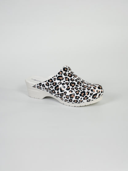 Florensa Klompen Flex - Leopard White