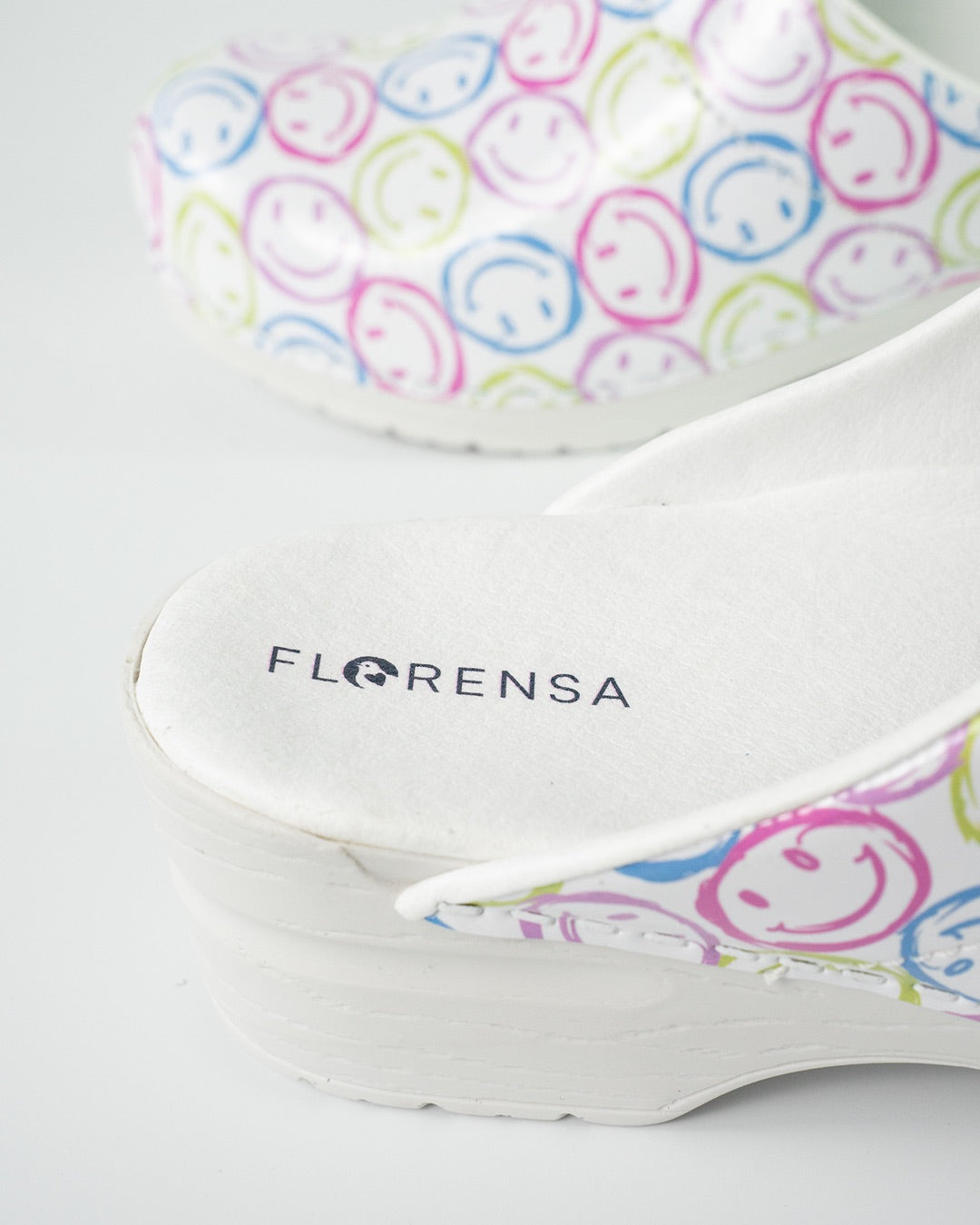 Florensa Klompen Flex - Smiley White