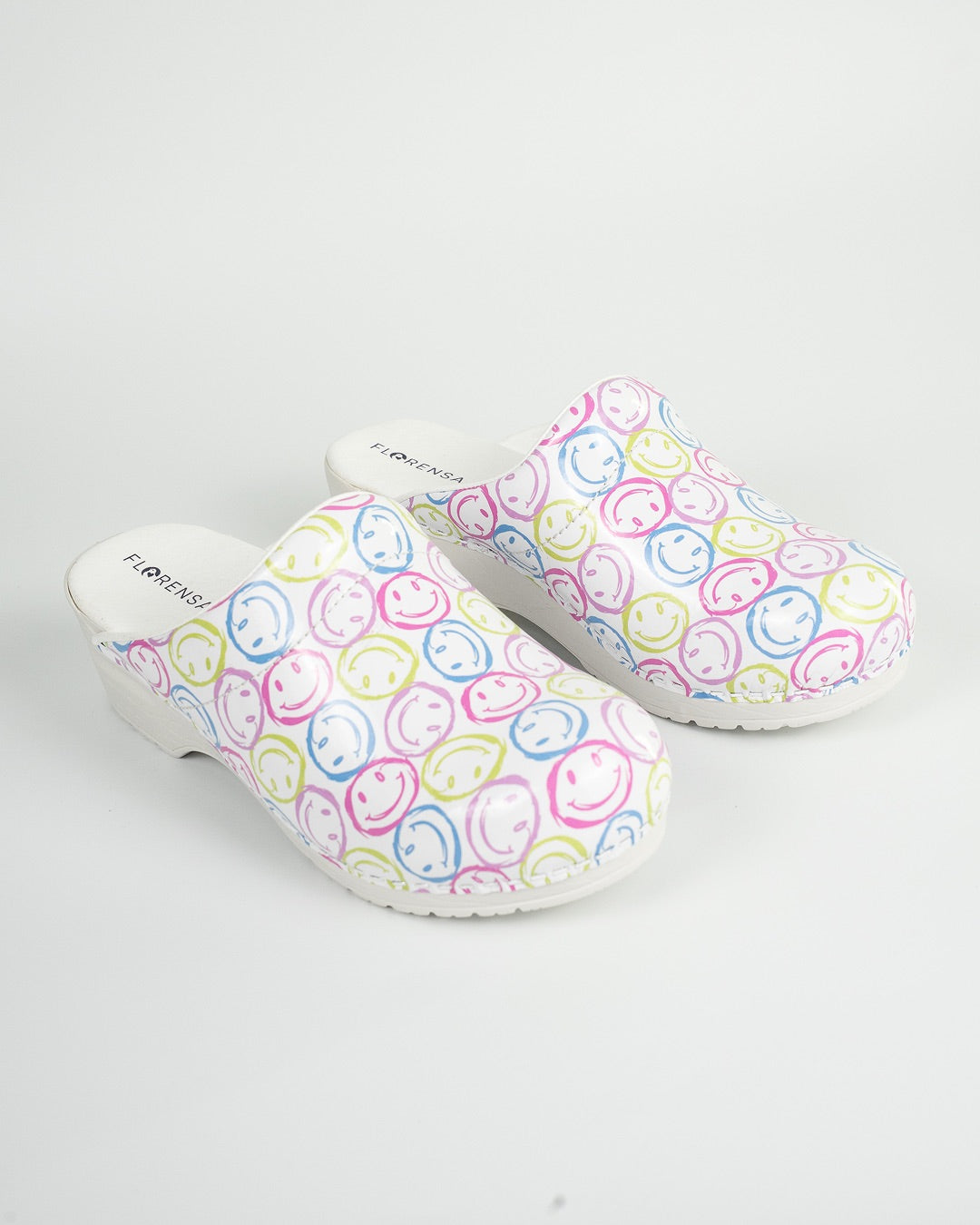 Florensa Klompen Flex - Smiley White