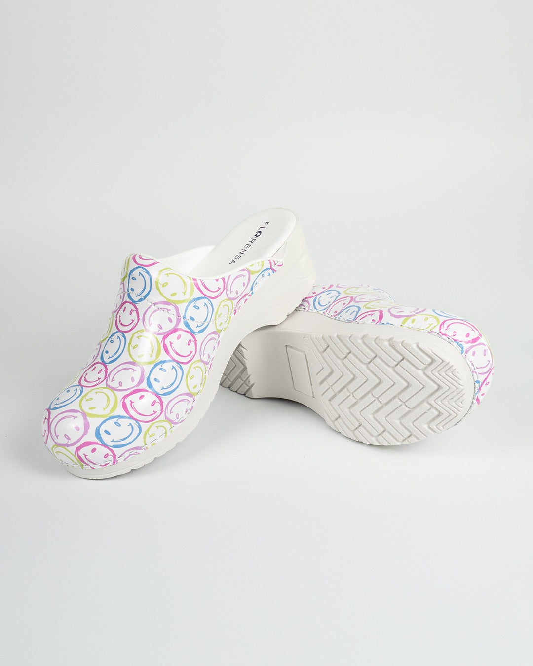 Florensa Klompen Flex - Smiley White