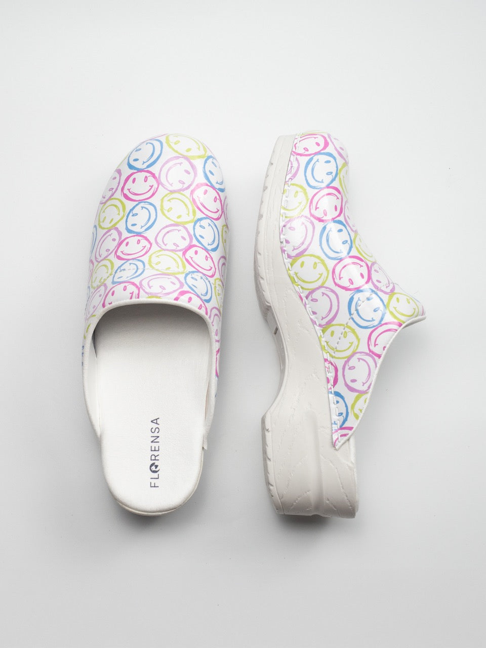Florensa Klompen Flex - Smiley White